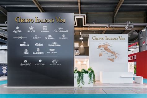 Vinitaly 2023 Stand Barberini Per Gruppo Italiano Vini