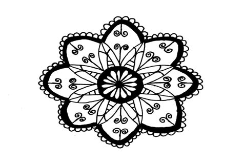 How to Draw a Mandala Step by Step | Lightly Sketch | Mono