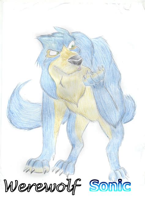 Werewolf Sonic By Greeneyedwolf On Deviantart