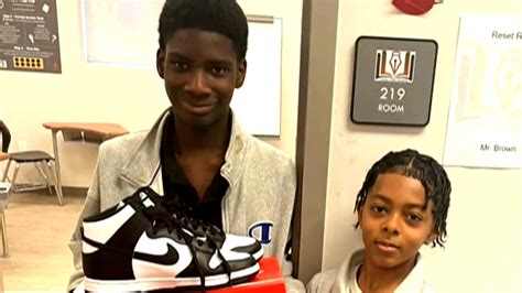 Watch Cbs Evening News Year Old Boy Buys Bullied Classmate Sneakers