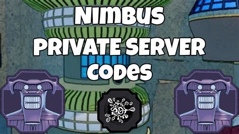 30 Private Server Codes For Nimbus Shindo Life YouTube