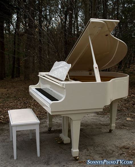 White Baby Grand Piano For Sale Dannette Dalton