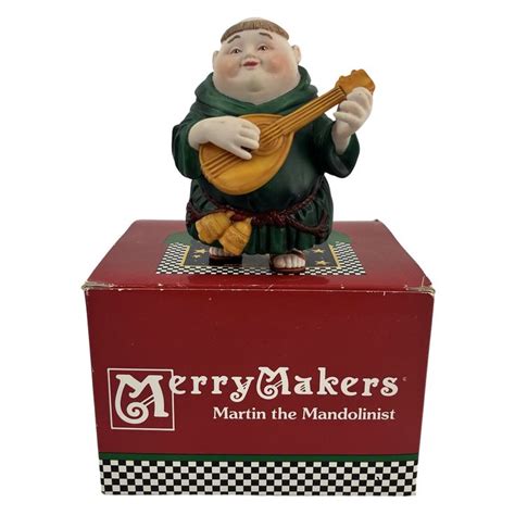 Department Merry Makers Figurine Martin The Mandolinist Etsy In