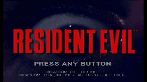 Resident Evil 1 Ps1 1080p The Start Of One Spooky Adventure Youtube