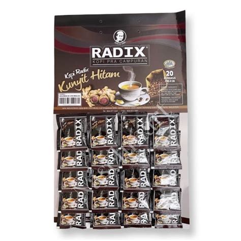 The New Kopi Radix Kunyit Hitam Sachet Papan Pouch Lazada