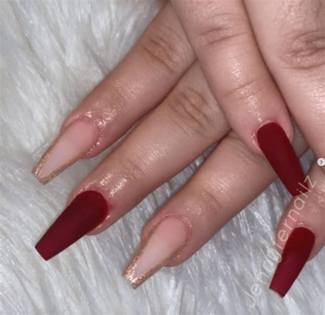 Rose Gold Burgundy Nail Design Ideas For Any Occasion