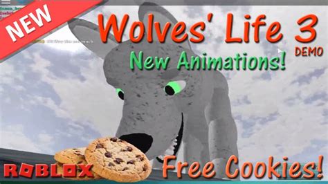 Roblox - New Wolves' Life 3 Demo - New Animations - HD - YouTube