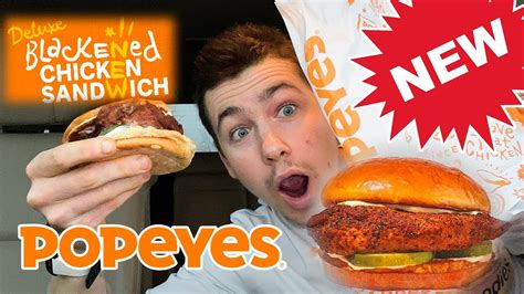 New Popeyes Blackened Chicken Sandwich Review Best Chicken Sandwich