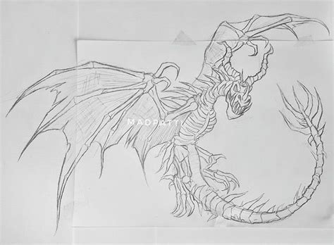 Boneknapper dragon sketch drawing | Dessin de dragon, Dessin de ...