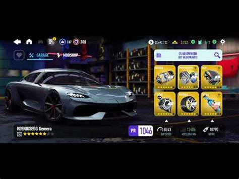 Nfs No Limits Koenigsegg Gemera Stage Maxed Youtube