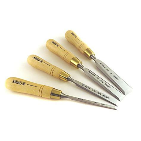 Narex 4 Pc Premium Imperial Bevel Edged Chisel Set 14 12 34