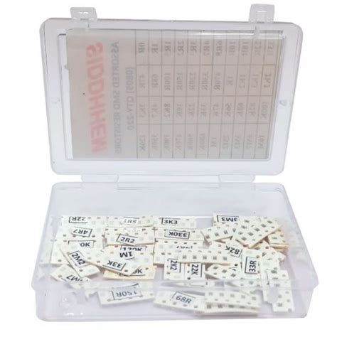 Assorted Smd Resistors Box 0805 Smd Package 220 Pieces Set 5 Pieces