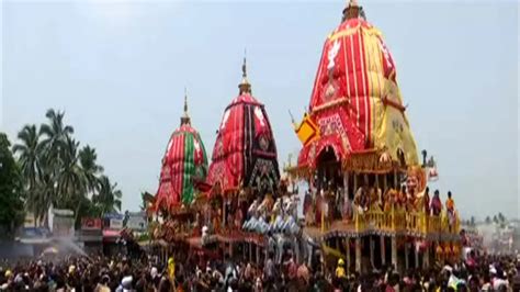 Rath Yatra 2023 Chariots Of Lord Jagannath And Siblings Reach Gundicha Temple In Puri