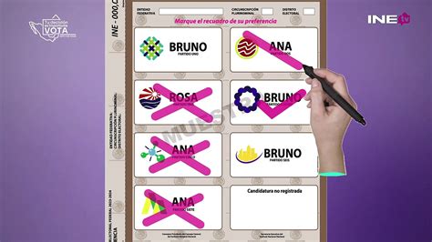 ¿ya Sabes Cómo Marcar La Boleta Para Ejercer Tu Voto Este 2 De Junio