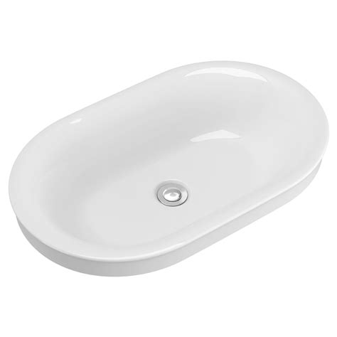 american standard studio   counter basin       white