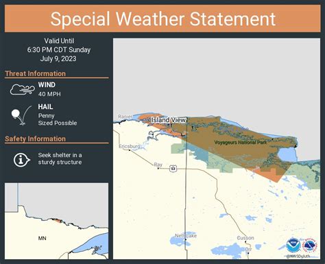 NWS Duluth on Twitter: "A special weather statement has been issued for ...