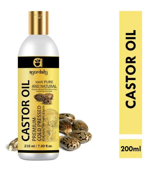 Ayurdaily Cold Pressed Castor Oil Pure And Natural 200 Ml Buy