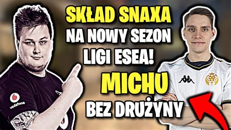 SKŁAD SNAXA NA NOWY SEZON LIGI ESEA MICHU BEZ DRUŻYNY BYALI ACE