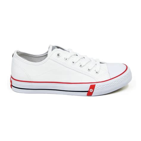 ABARO - White School Shoes Secondary Canvas Unisex 7292