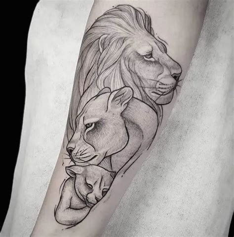 12+ Best Lion and Lioness Tattoo Designs | Lion and lioness tattoo ...