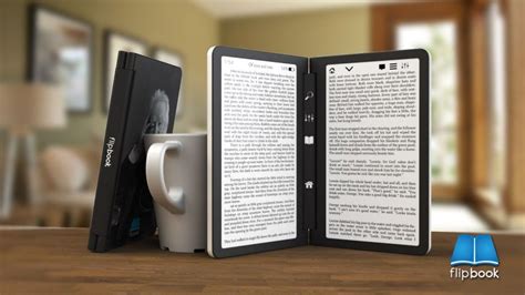 New Dual Screen E Reader Concept Flip Book E Ink Display Ebook Reader