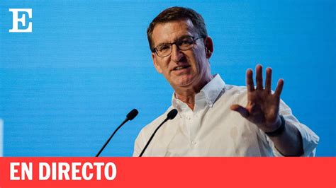 DIRECTO Alberto Núñez Feijóo interviene en el foro La Toja EL PAÍS