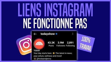 Lien Instagram Ne Fonctionne Pas Correction Du Lien Instagram