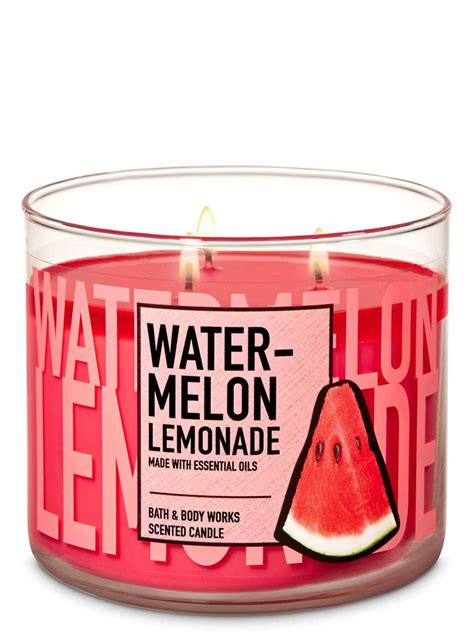 White Barn Watermelon Lemonade 3 Wick Candle Candles Bath And Body