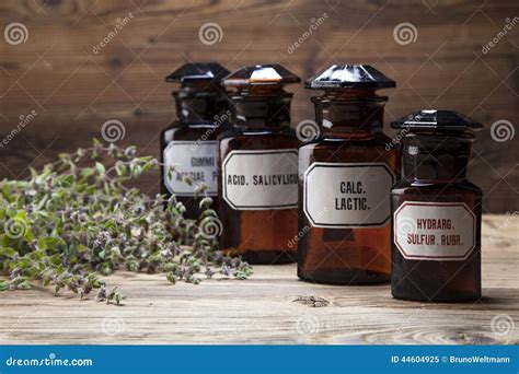 The Ancient Natural Medicine Herbs And Medicines Stock Image Image