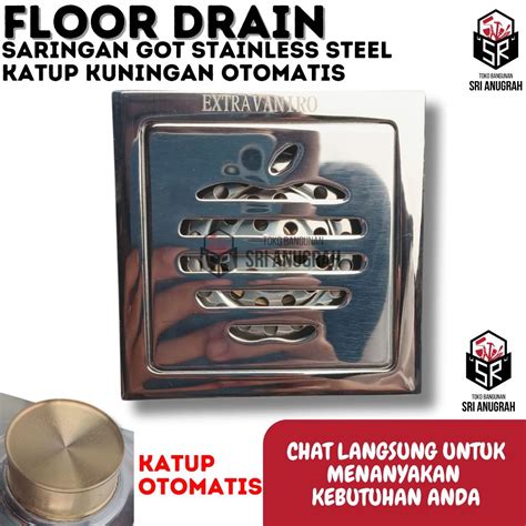 Jual FLOOR DRAIN Saringan Got Lantai Kamar Mandi Minimalis Katup