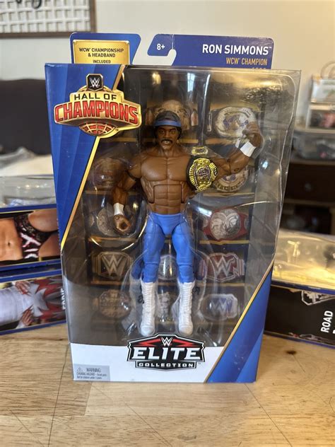 Wwe Elite Ron Simmons Hall Of Champions Mattel Elite Nib Wcw