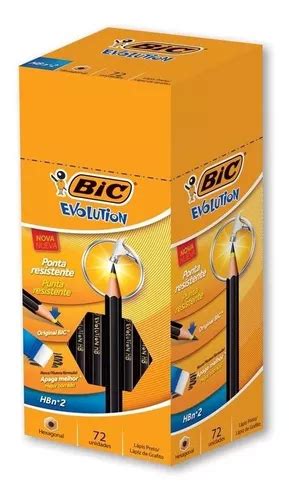 L Piz Hexagonal Bic Evolution Black Hb N Unidades Mercadolibre