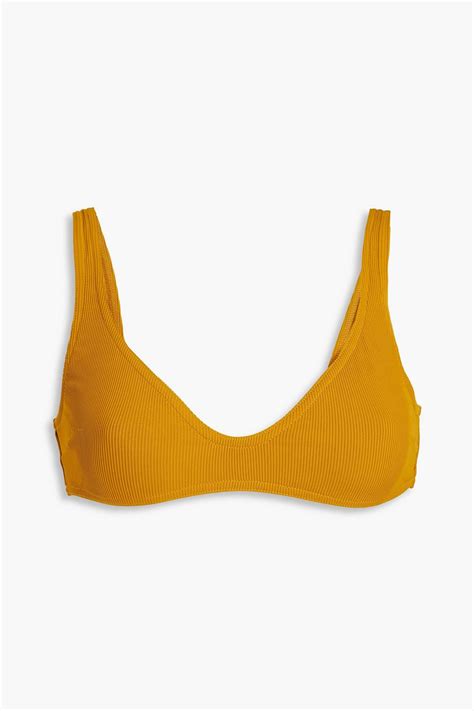 Zimmermann Ribbed Bikini Top The Outnet