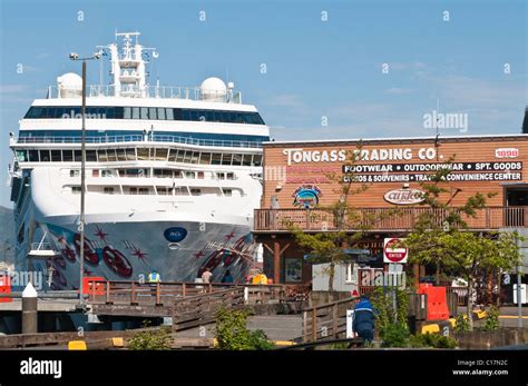 Ketchikan, Alaska. Cruise terminal Ketchikan, Southeast Alaska Stock ...