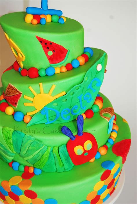 The Very Hungry Caterpillar Cake - CakeCentral.com