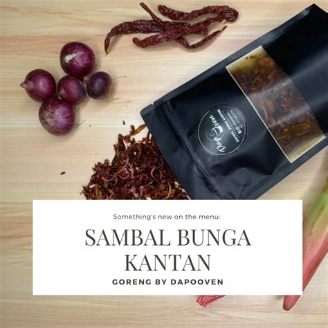 Sambal Goreng Bunga Kantan 110gm Shopee Malaysia