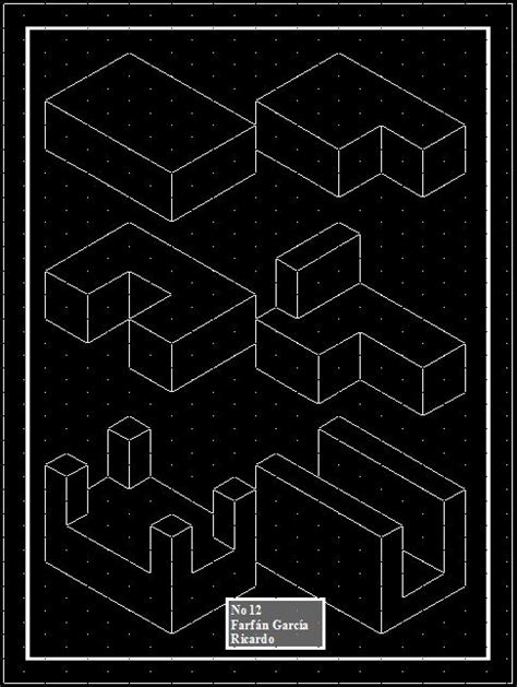 Dibujo Mec Nico B X Autocad Ejercicios Isom Tricos