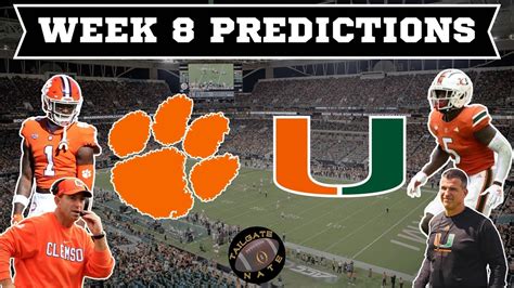 Clemson Vs Miami Game Prediction 2023 College Football Week 8 Win Big