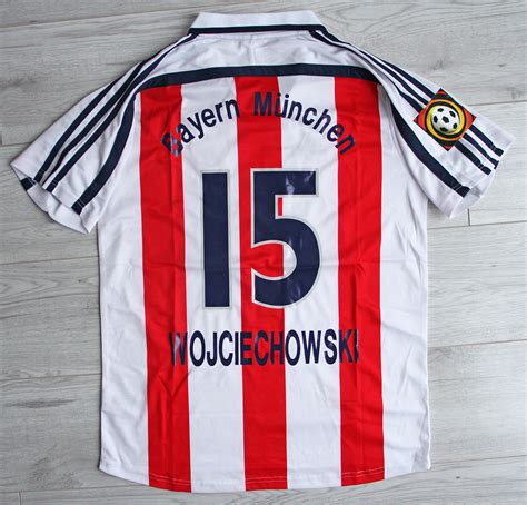 Koszulka Piłkarska Bayern Monachium Away Retro 2000 01 Adidas 15