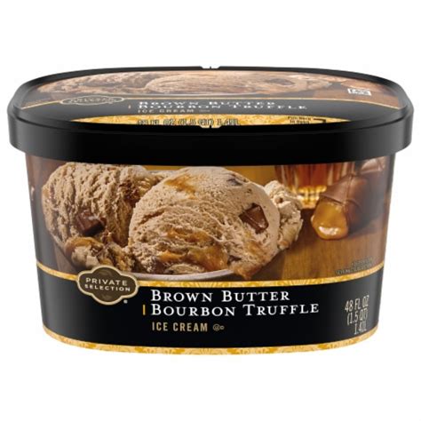 Private Selection® Brown Butter Bourbon Truffle Ice Cream Tub, 48 oz ...