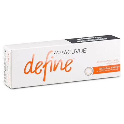 1 Day Acuvue Define Natural Shine Grey Gold By Johnson And Johnson Lensza