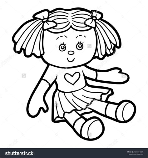 Barbie Doll Clipart Black And White