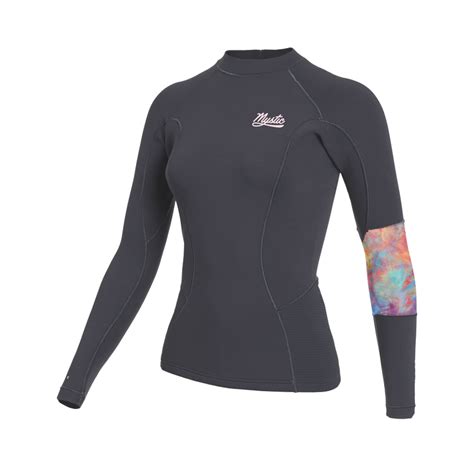 Mystic Lunar Womens Long Sleeve 2mm Neoprene Wetsuit Top Kite Paddle