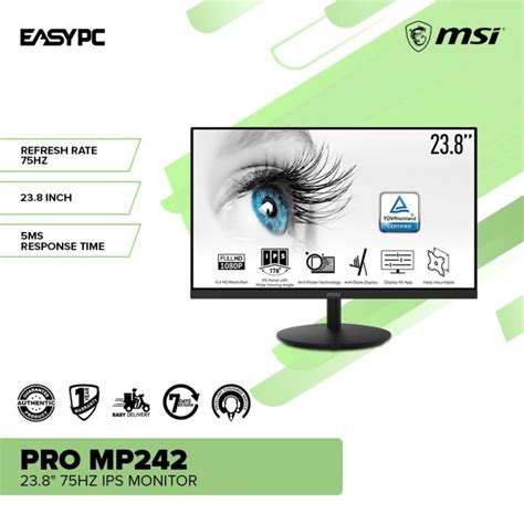 EasyPC | MSI Pro MP242 / MP242P/MP223/ MP2412/MP251 75Hz and 100Hz IPS ...