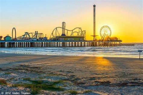 M Galveston Tx Beach - Dagmar Linnell