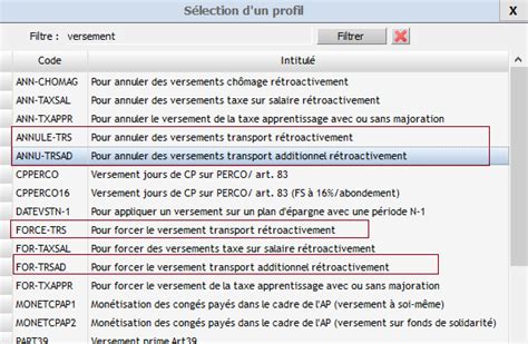 REGULARISATION COTISATION VERSEMENT MOBILITE SUR 3 ANNEES Silae