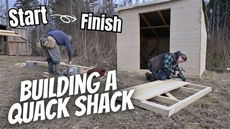 Life On The Off Grid Homestead Building A Duck House With A Hammer