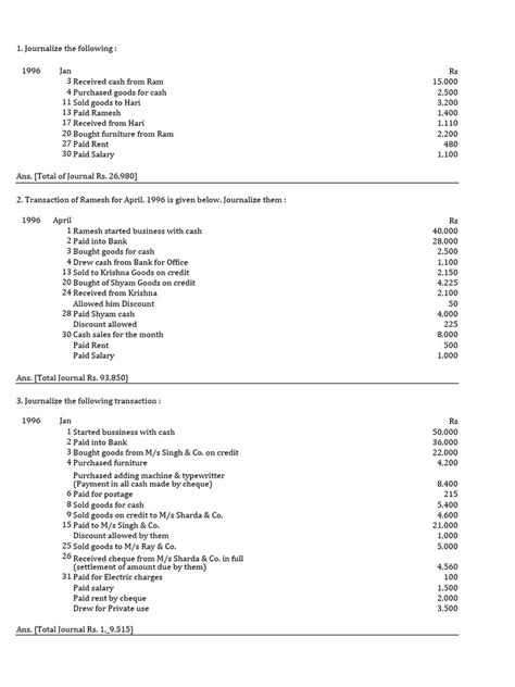 Excell Spreadsheet Journal Entry | PDF | Cheque | Cash