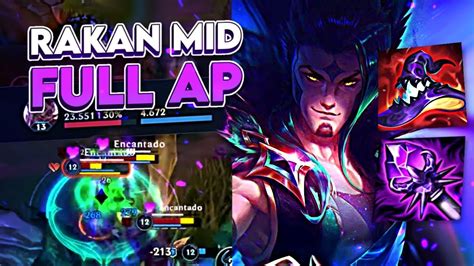 RAKAN MID FULL AP É MUITO FORTE LoL Wild Rift YouTube