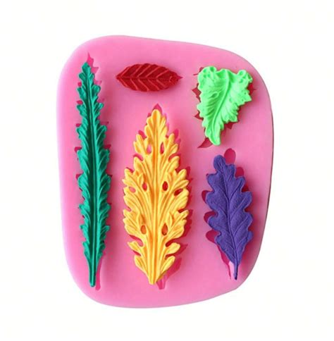 Moule En Silicone Feuilles Tropicales O Sugarart